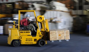 Forklift in Operation