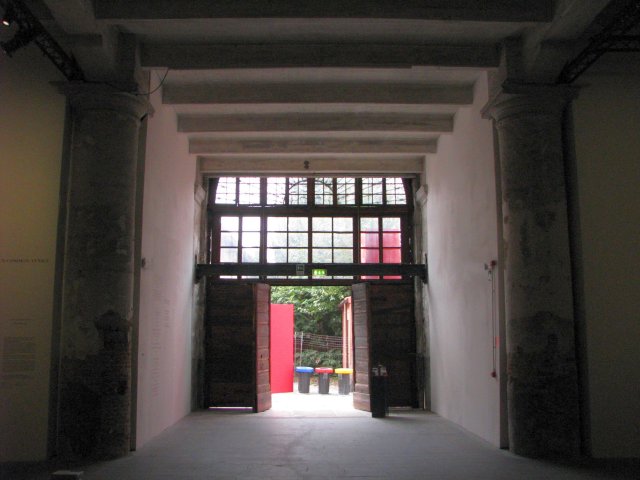 Door of the rope making area of the Arsenal of Venice