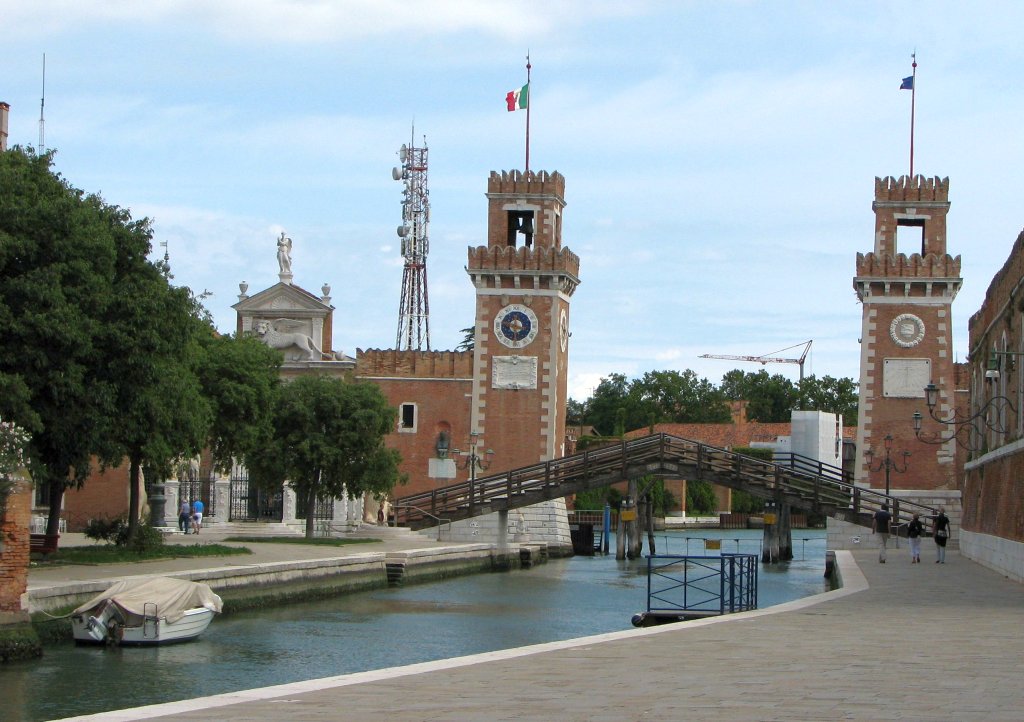Water gate of the Arsenal of Venice