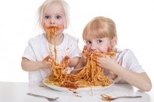 Eating Spaghetti