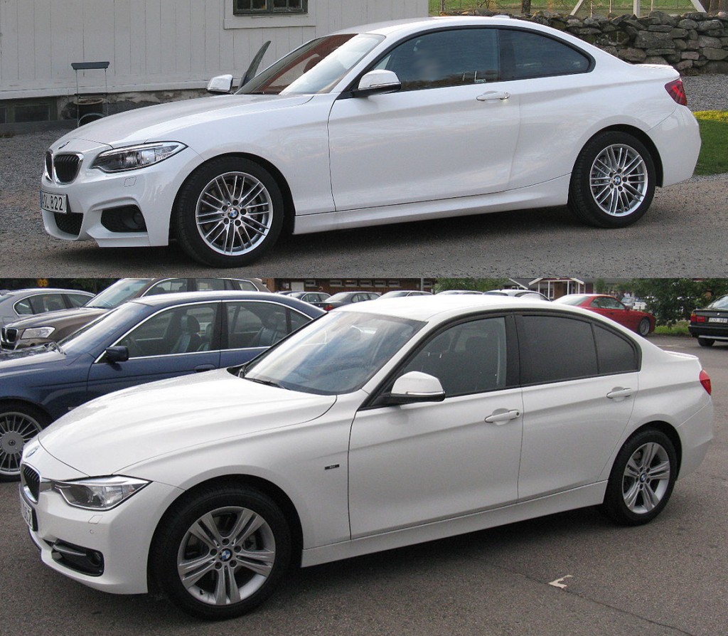 BMW 2 and 3 series