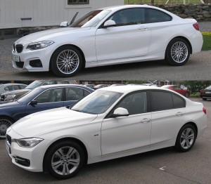 BMW 2 and 3 series