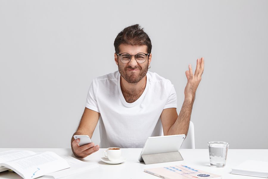 Stressed Worker