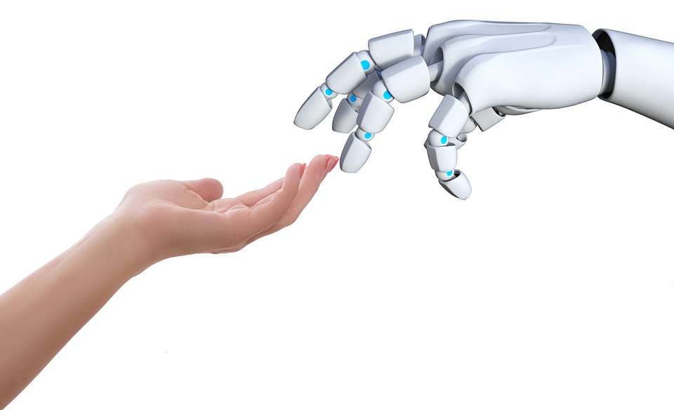 Human and Robot Hand