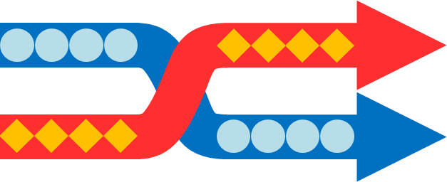 Change Over Arrows