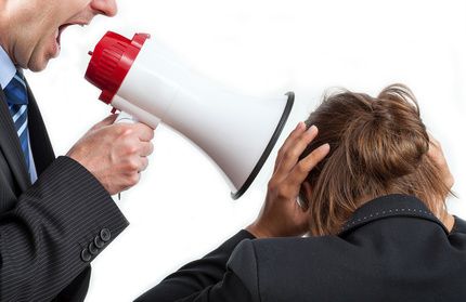 Manager yelling at Worker