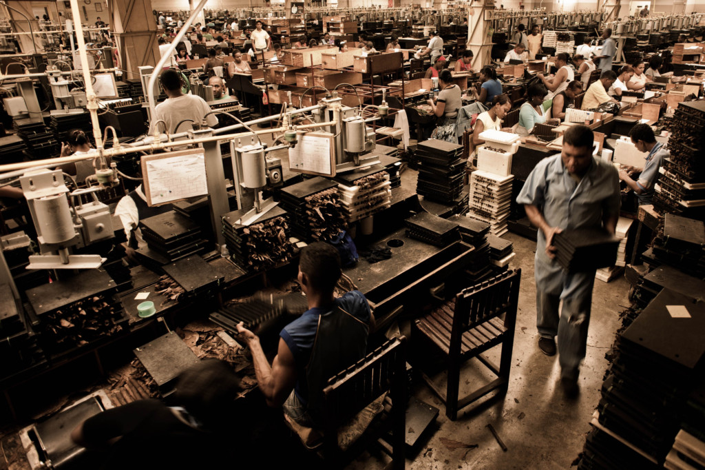 Handmade cigar production