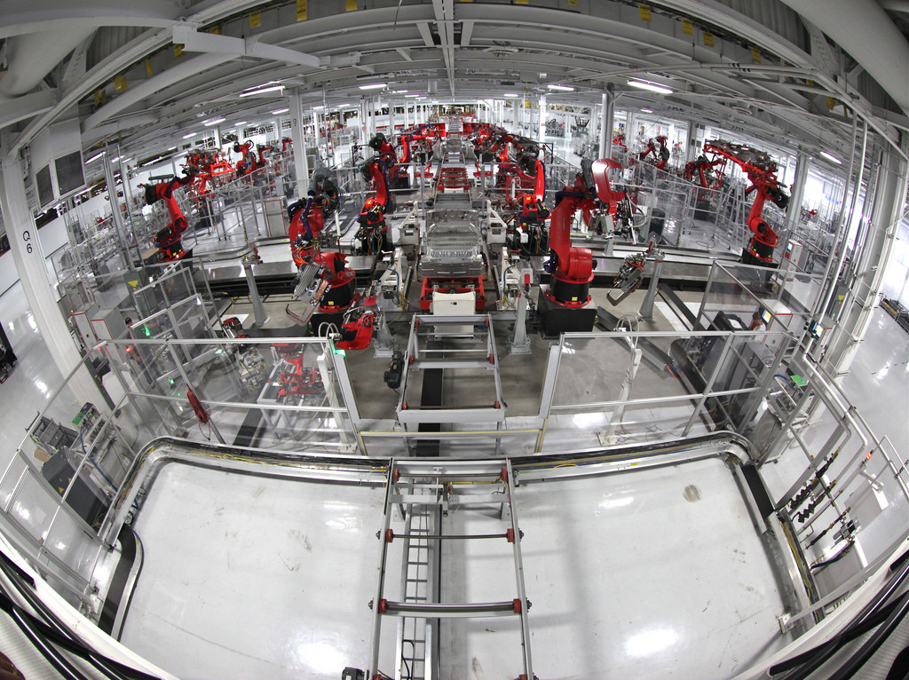 Tesla Motors Assembly Line