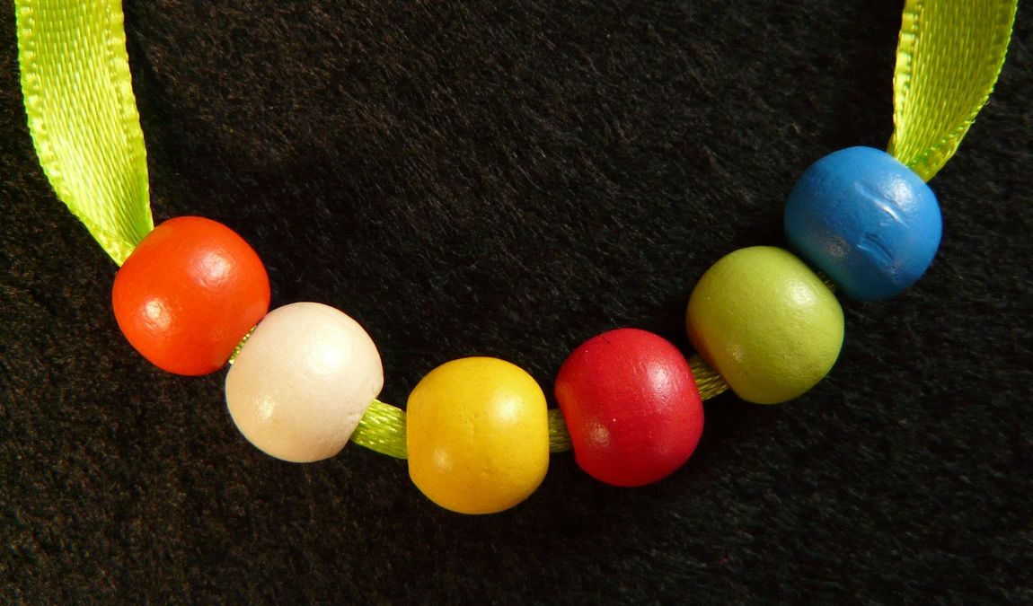 Wooden Beads on String