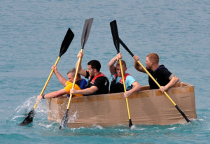 Cardboard Boat