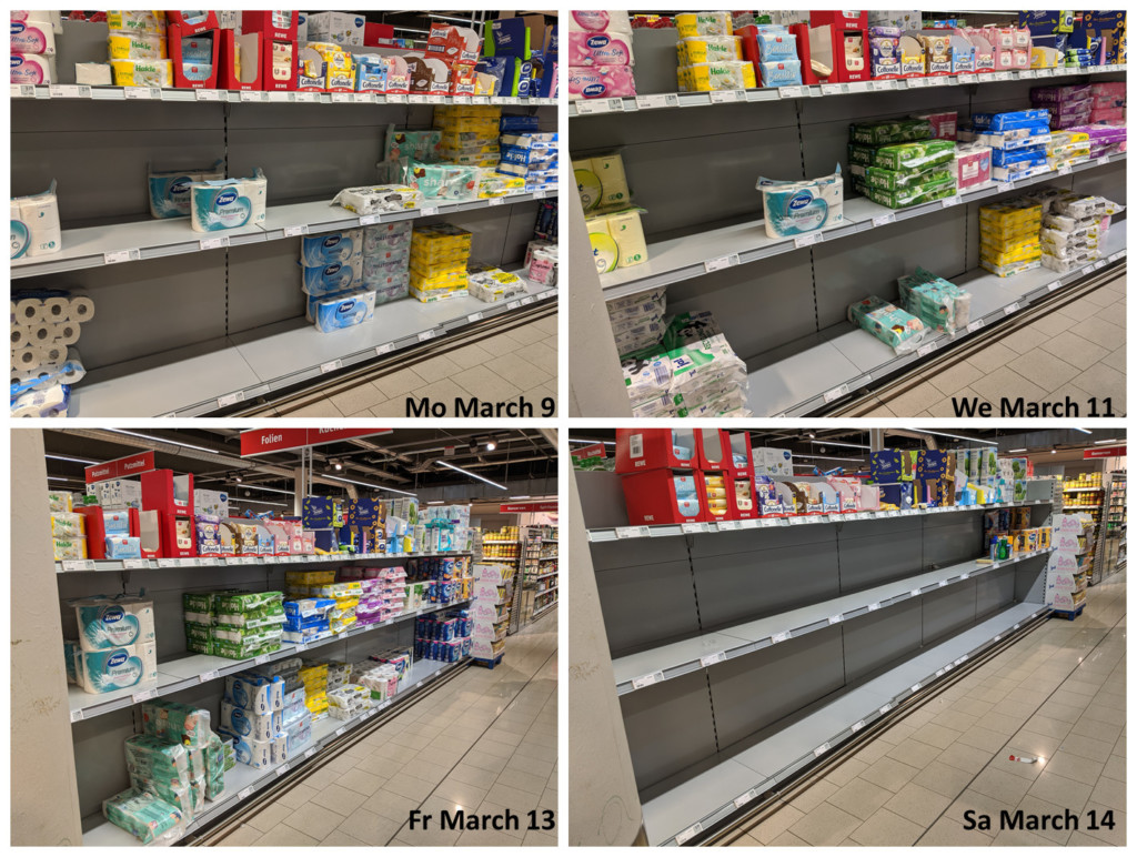 Rewe March 2020 Toilet Paper History