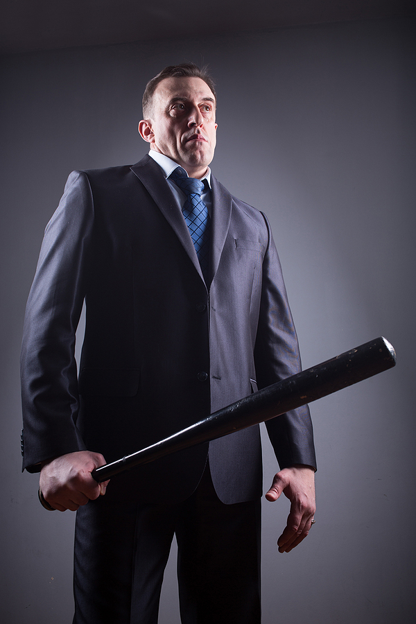 Manager with Baseball Bat