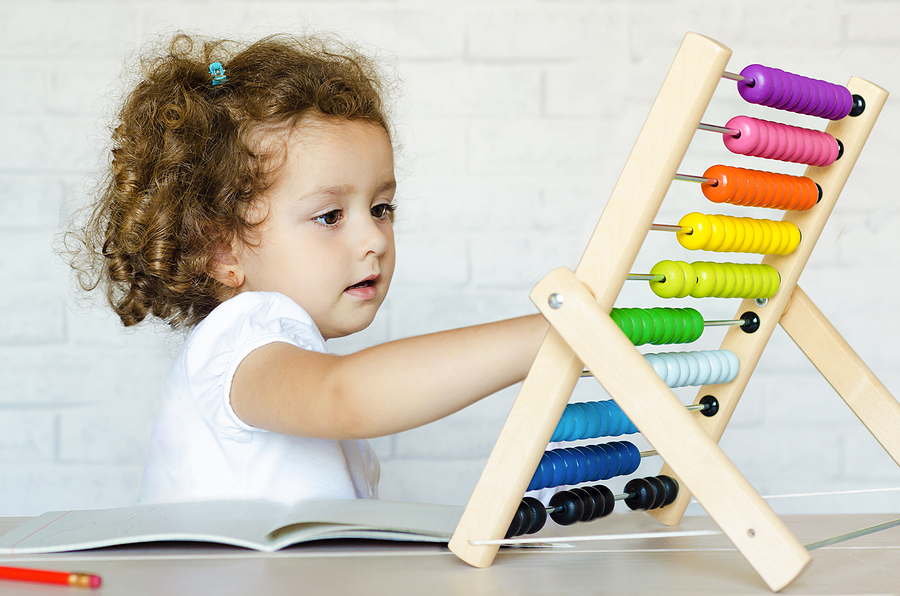 Girl with Abacus