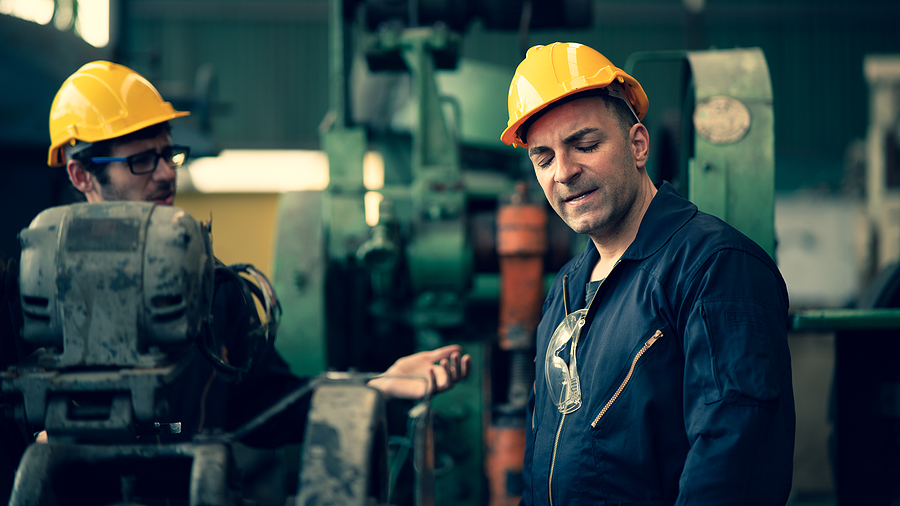 Unhappy worker