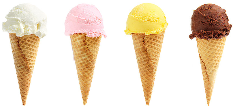 Different ice cream