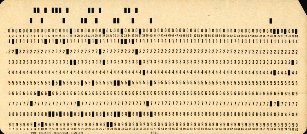 Used Punch Card