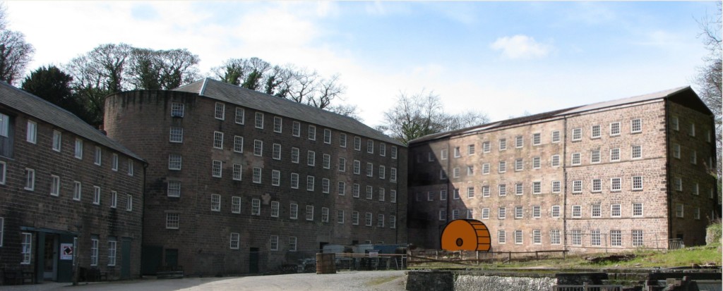 Arkwright Cromford Mill-Photoshop