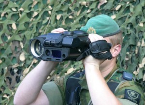Thales thermal binoculars, older model from 2010.